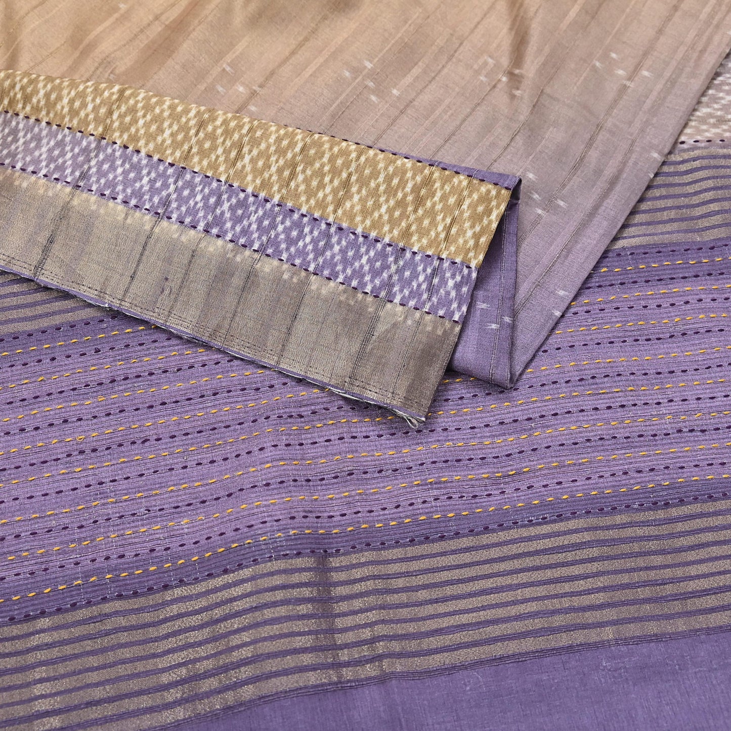 Indian Vintage Purple Dupatta Long Stole Artificial Silk Woven Brocade Scarves Veil Scarf Wrap Hippie Boho Soft Floral Fringes