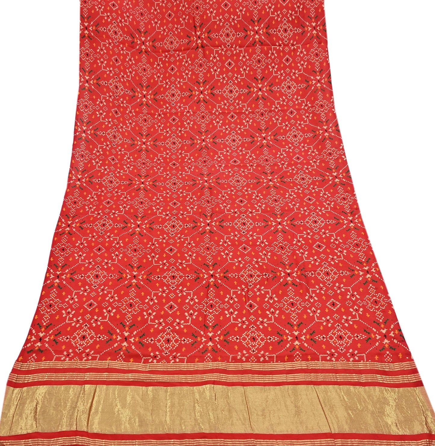 Indian Vintage Dupatta Red Long Stole Artificial Silk Woven Pinted Scarves Veil Scarf Wrap Soft Hijab Party wear veil