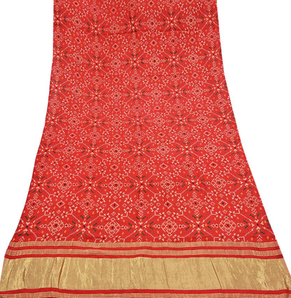 Indian Vintage Dupatta Red Long Stole Artificial Silk Woven Pinted Scarves Veil Scarf Wrap Soft Hijab Party wear veil