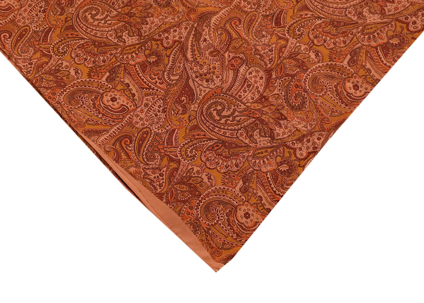 Indian Vintage Peach Dupatta Long Stole Pure Crepe silk Printed Dupatta Veil Scarves soft Boho Wrap Dressmaking Floral