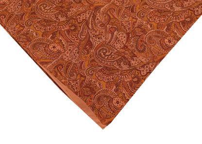 Indian Vintage Peach Dupatta Long Stole Pure Crepe silk Printed Dupatta Veil Scarves soft Boho Wrap Dressmaking Floral
