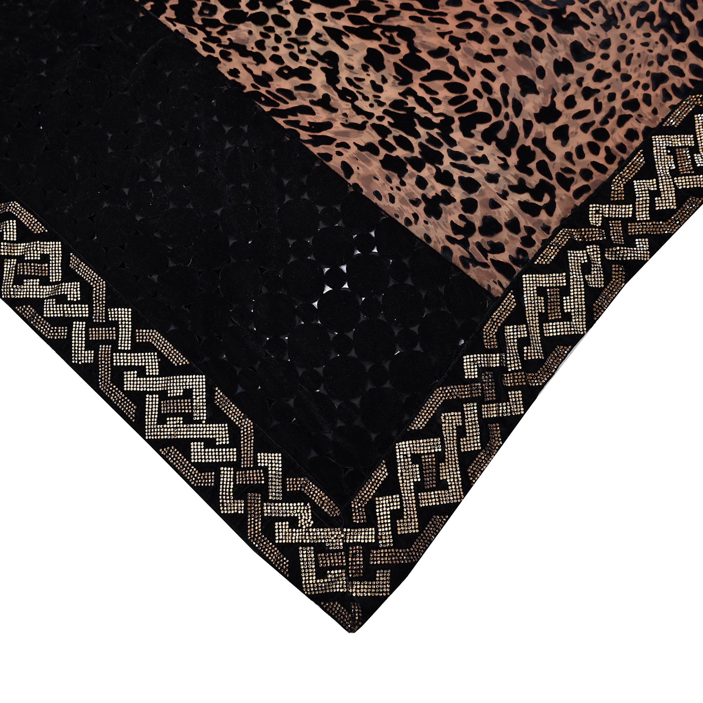 Vintage Brown & Black Brasso Saree Heavy Embroidery 5.5 Yards Soft Brasso Fabric Ideal for Crafting Wedding Wear Bollywood sarees