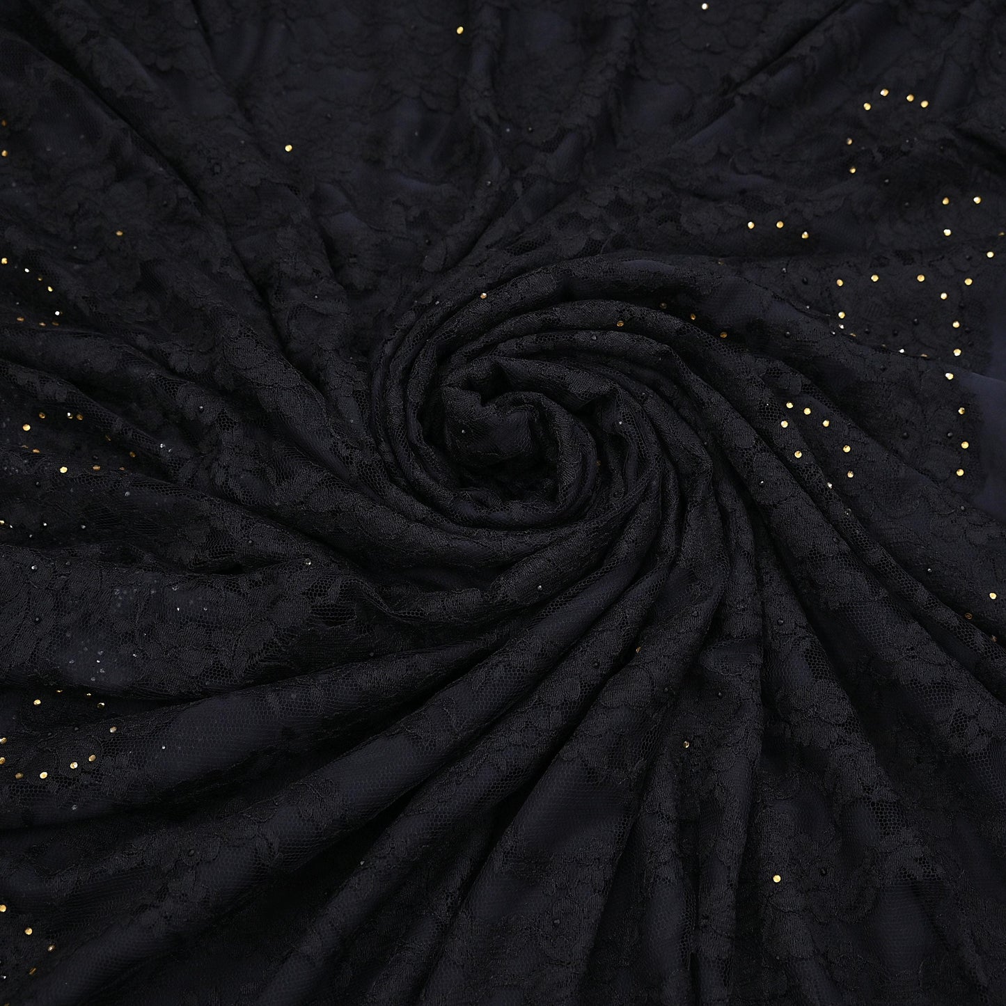 Rare Vintage Black  Net Pure Satin Silk Saree Hand Embroidered Fabric 5 Yards Sari Bollywood Party Wear Ethnic Designer Saree