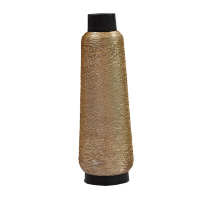 Metallic Zari Thread 2000M Gold Silver Copper Light Gold Embroidery Thread, Indian Zardozi Sewing Thread for Hand Machine Work