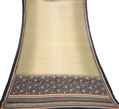 Indian Vintage Dupatta Long Stole Block Print Pure Cotton Indian Scarves Scarf Veil Wrap Boho Soft Paisley