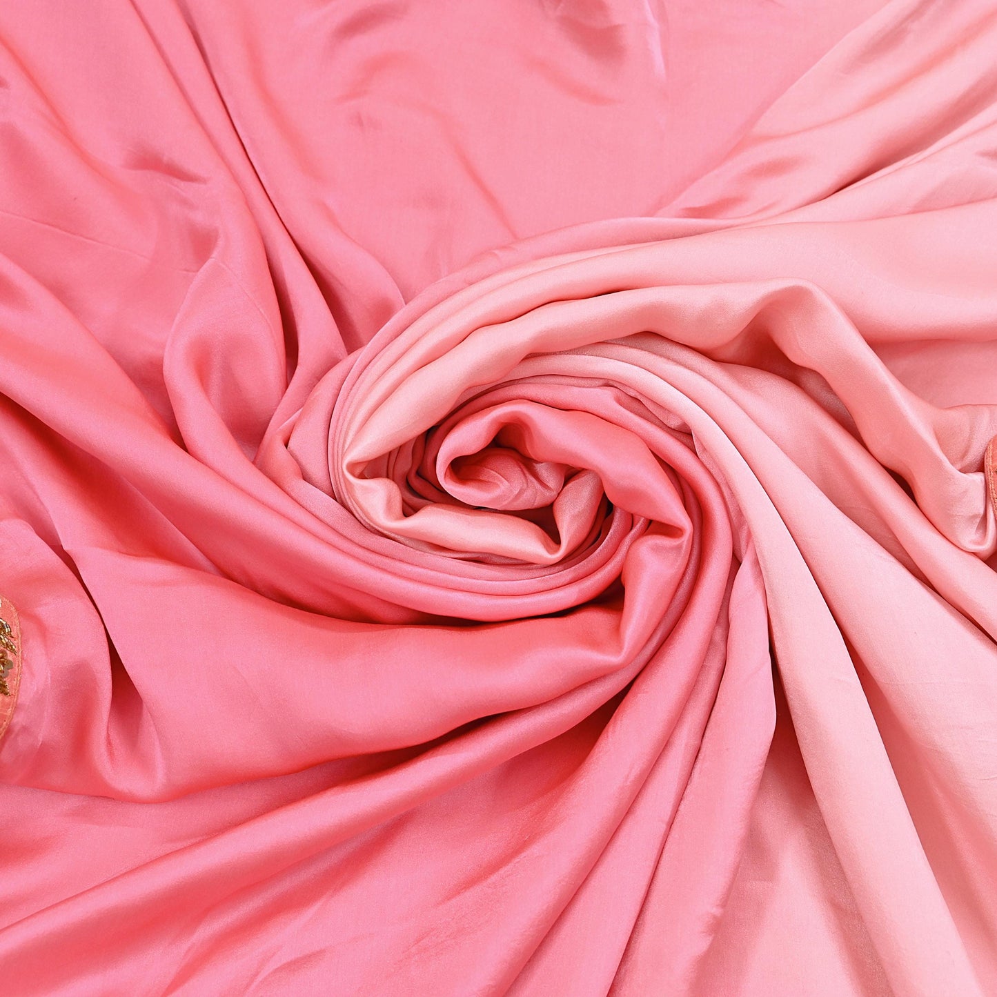 Rare Peach Pure Satin Silk Saree Zardozi Hand Embroidered Designer Sabyasachi Sari 5.5 Yard Bollywood Party Wear