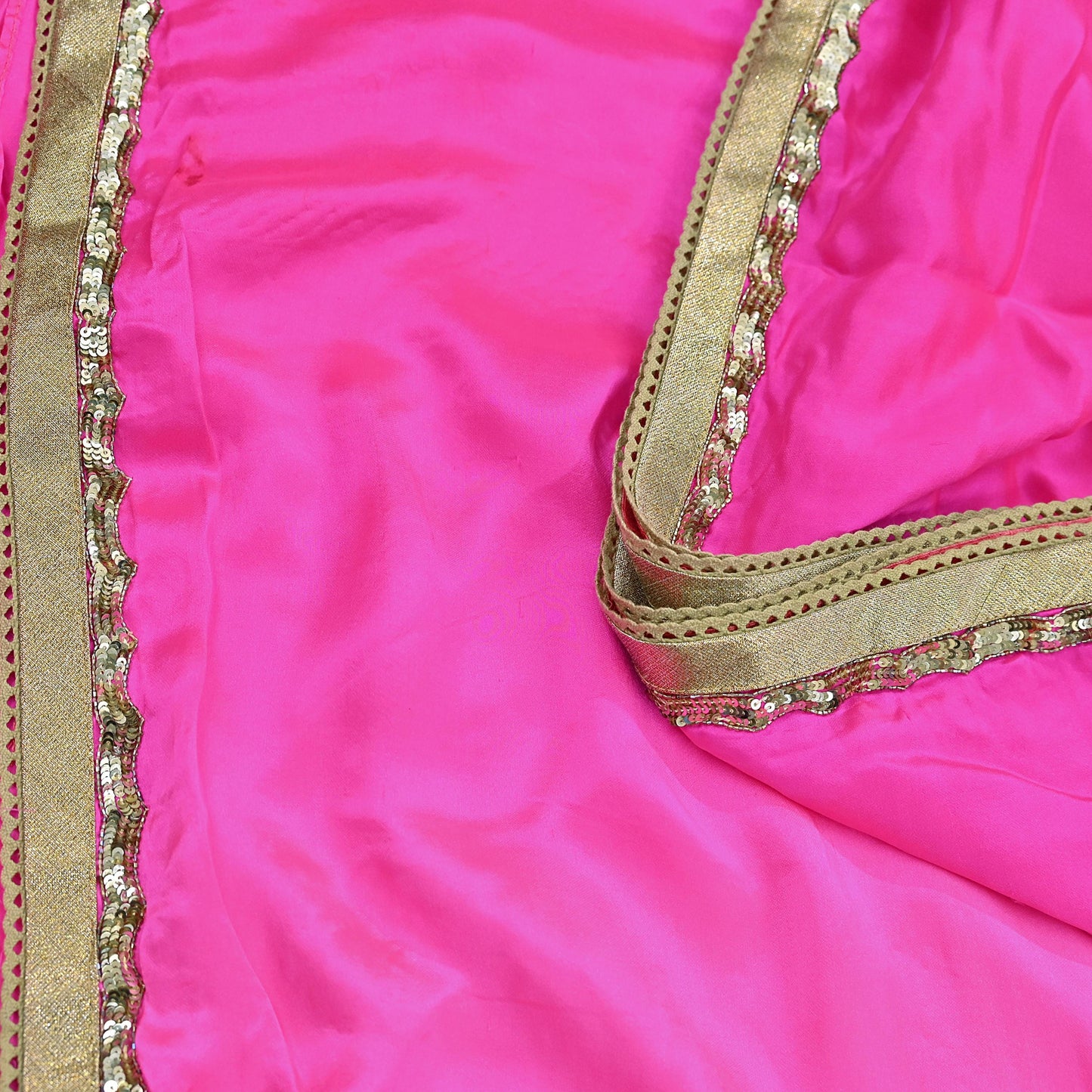 Rare Vintage Pink Pure Satin Silk Saree Hand Embroidered Designer Sabyasachi Sari 5.5 Yard Bollywood Party Wear with Blouse Fabric