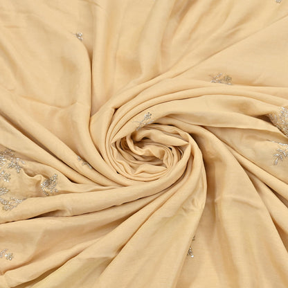 Rare Vintage Yellow Blend Silk Saree Hand Embroidered Fabric 6 Yard Sari Bollywood Party Wear Ethnic Designer Saree