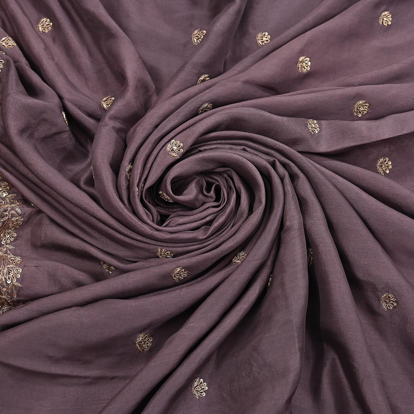 Rare Vintage Dusty Purple Pure Silk Saree Zardozi Hand Embroidered Designer Sabyasachi Sari 5.5 Yard Bollywood Party Wear