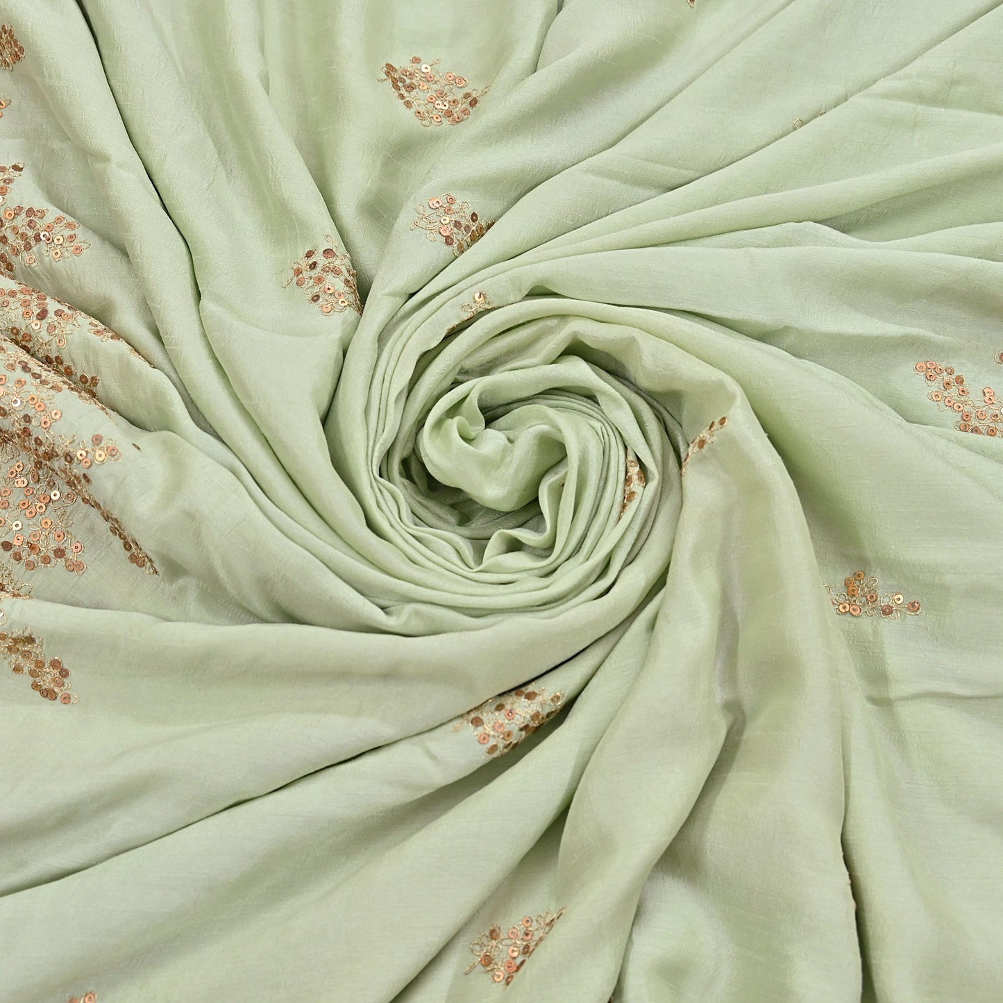 Rare Vintage Green Pure Silk Saree Hand Embroidered Designer Sabyasachi Sari 6 Yard Bollywood Party Wear