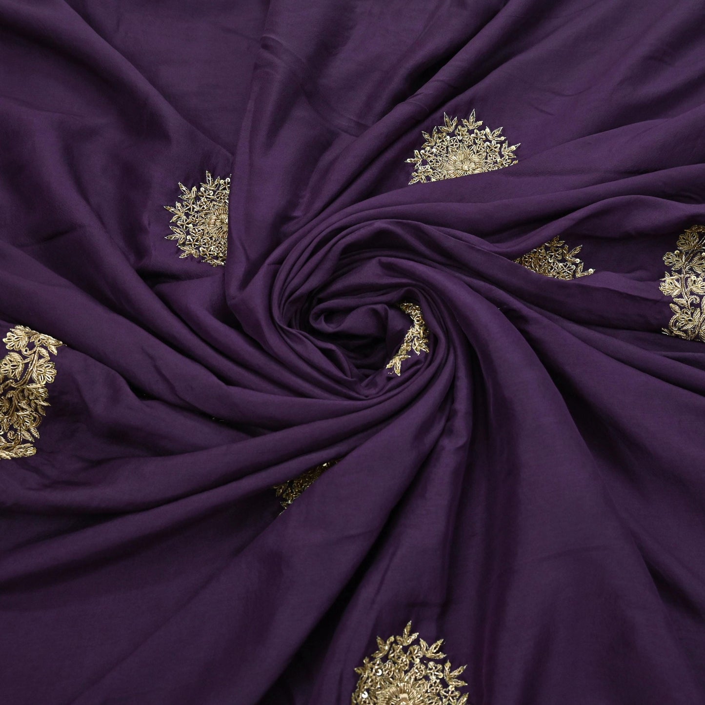 Rare Vintage Purple Pure Silk Saree Zardozi Hand Embroidered Designer Sabyasachi Sari 6 Yard Bollywood Party Wear