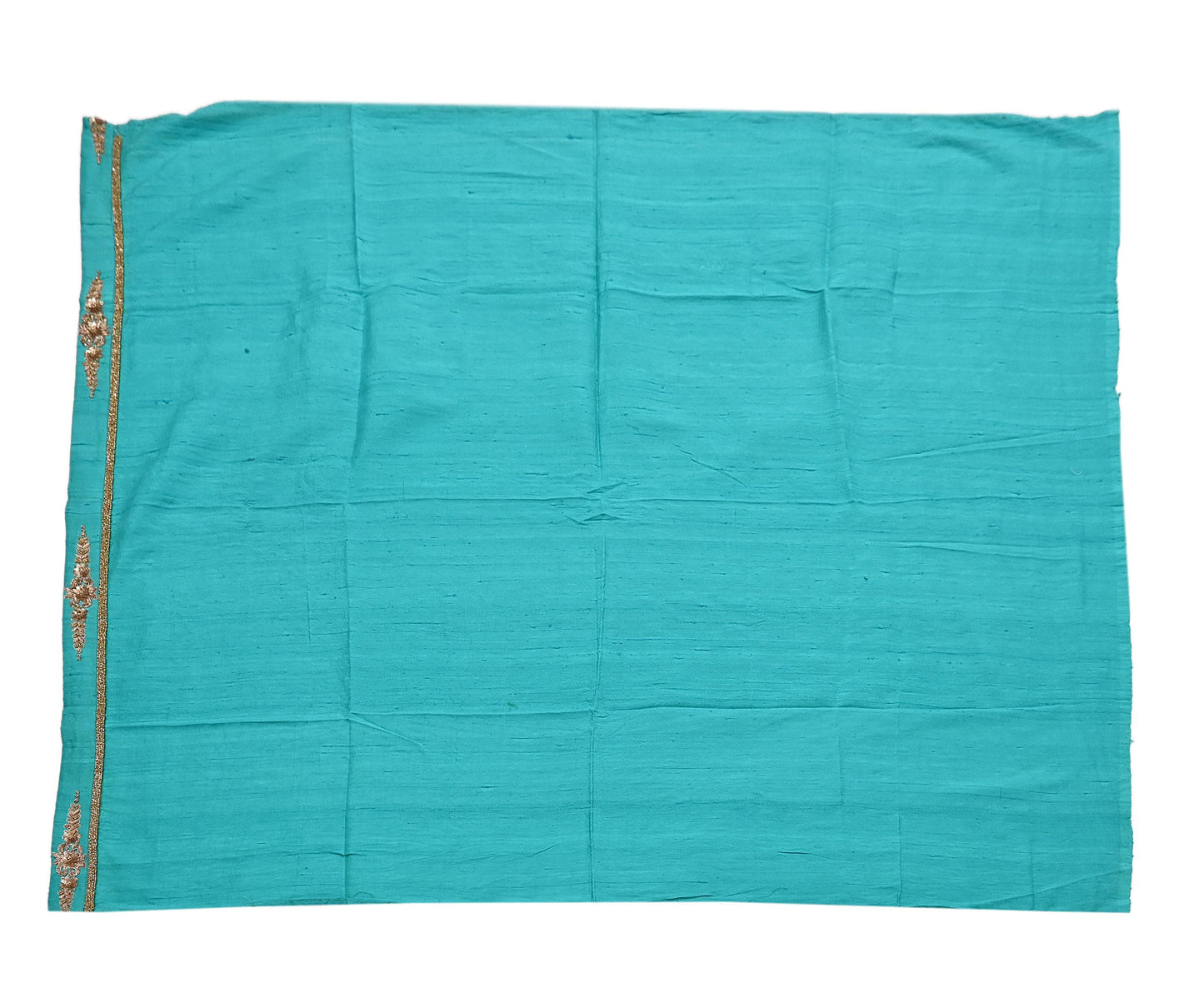 Rare Green Pure Silk Saree Zardozi Hand Embroidered Designer Sabyasachi Sari 6 Yard Bollywood Party Wear with Blouse Fabric