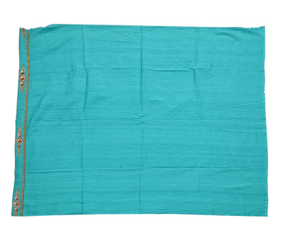 Rare Green Pure Silk Saree Zardozi Hand Embroidered Designer Sabyasachi Sari 6 Yard Bollywood Party Wear with Blouse Fabric