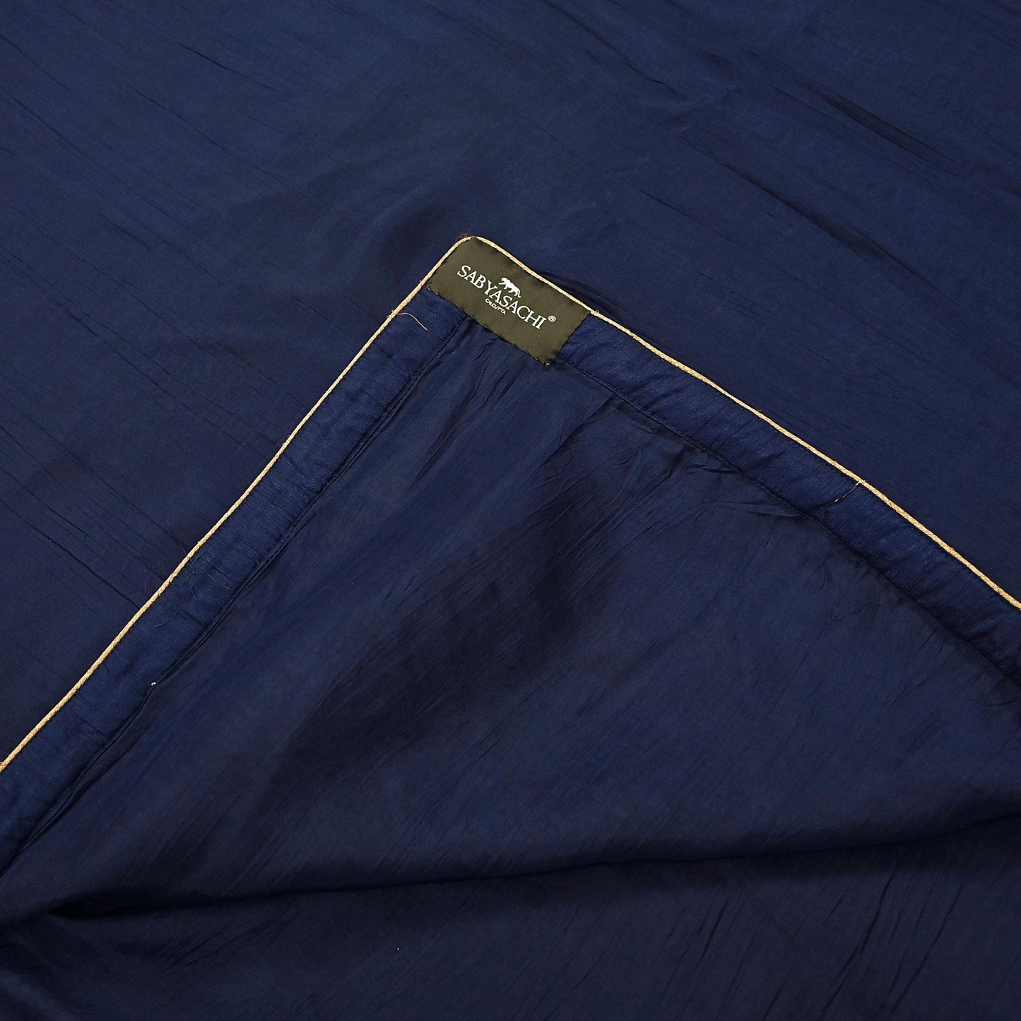Rare Vintage Blue Pure Silk Saree Zardozi Hand Embroidered Designer Sabyasachi Sari 6 Yard Bollywood Party Wear