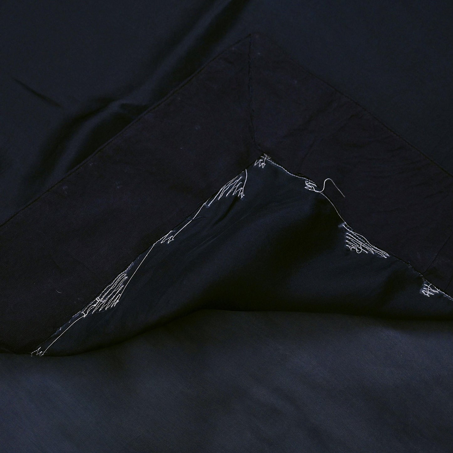 Rare Vintage Deep Blue Pure Organza Silk Saree Zardozi Hand Embroidered Designer Abu Jani Sari 5.5 Yard Bollywood Party Wear