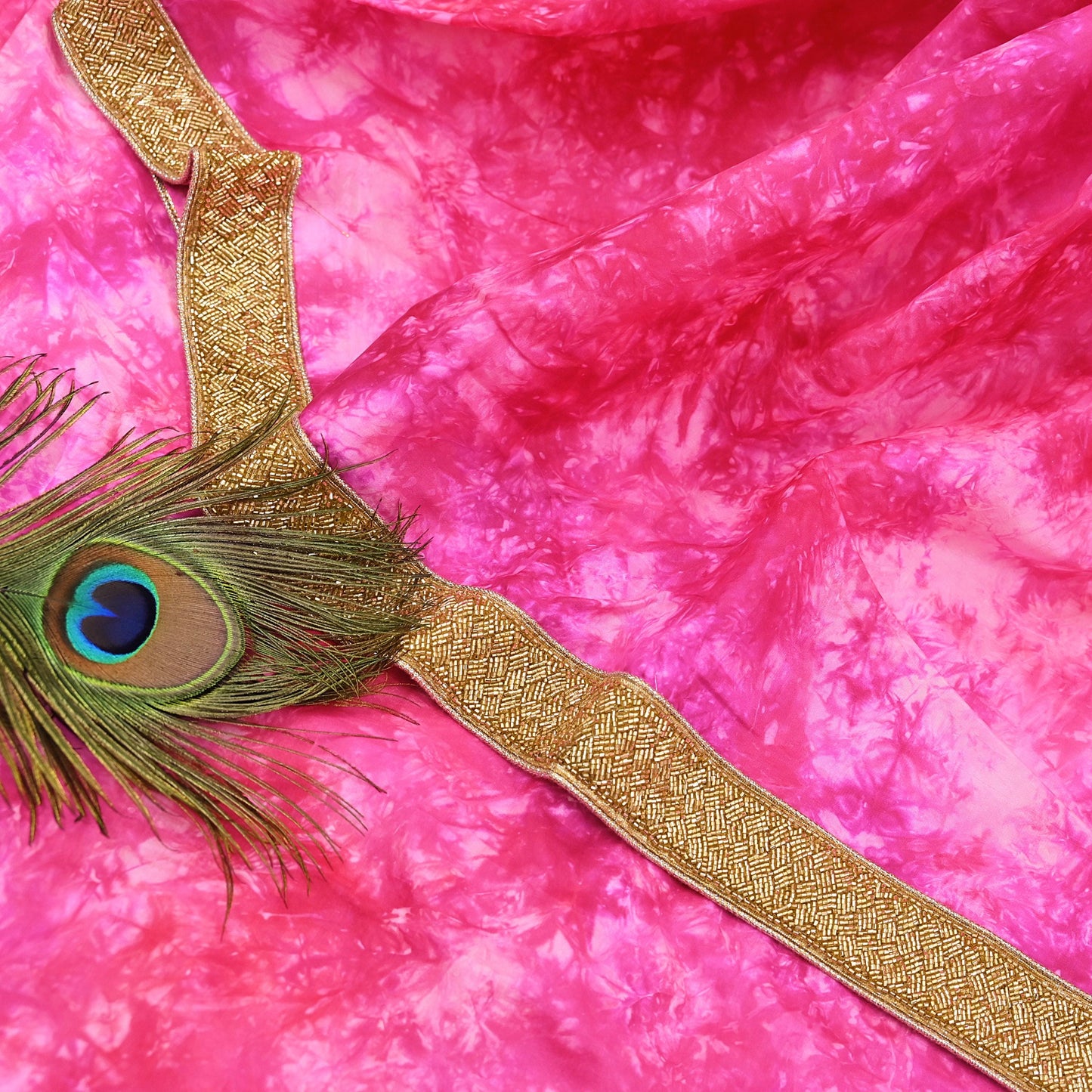 Rare Vintage Purple & Pink Pure Silk Saree Hand Embroidered Tie dye Fabric 5.5 Yards Sari Bollywood Party Wear Ethnic Designer Saree
