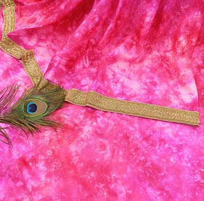 Rare Vintage Purple & Pink Pure Silk Saree Hand Embroidered Tie dye Fabric 5.5 Yards Sari Bollywood Party Wear Ethnic Designer Saree