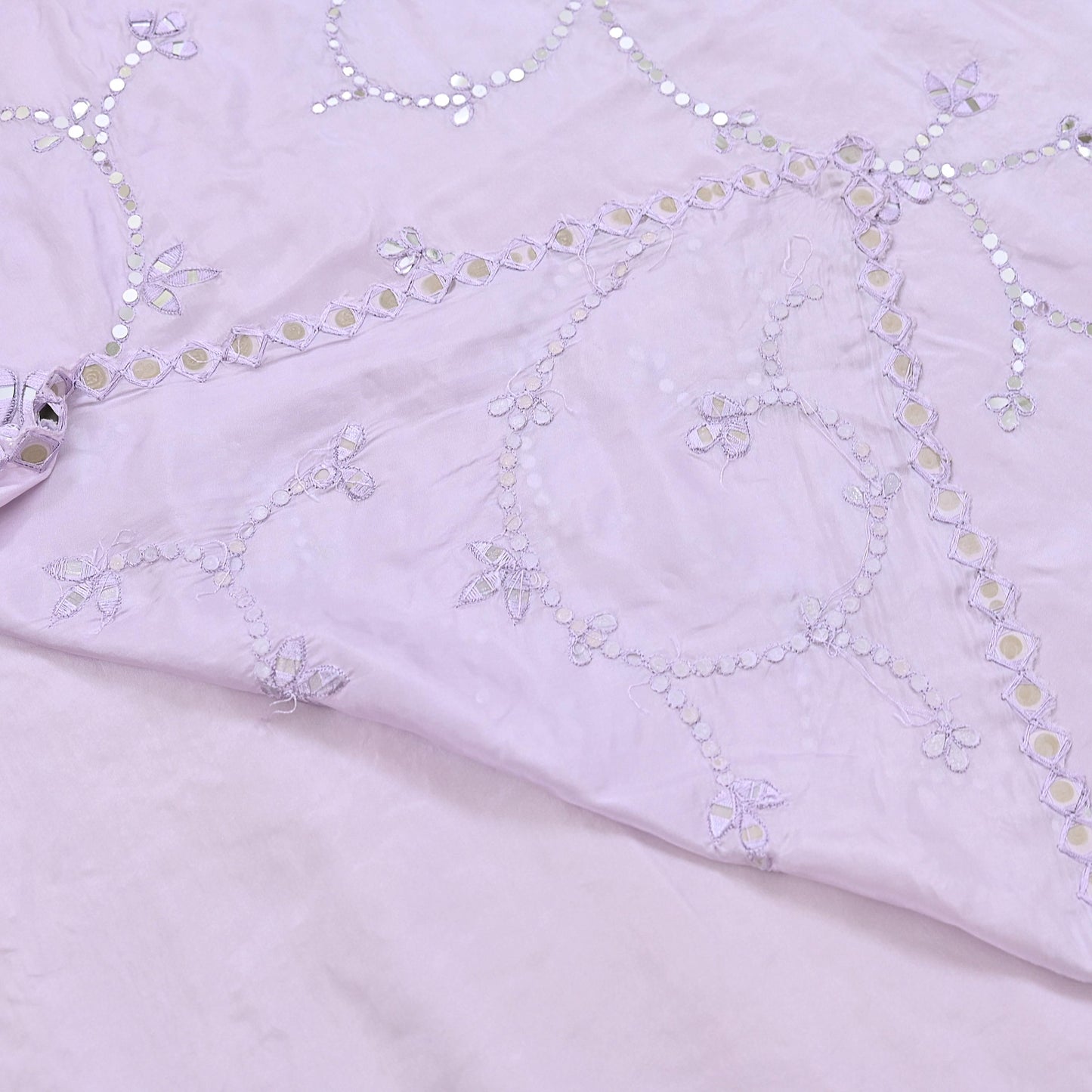 Rare Vintage Purple Pure Silk Saree Hand Beaded Abu Jani Designer Sari 5.5 Yards Bollywood Party Wear Ethnic
