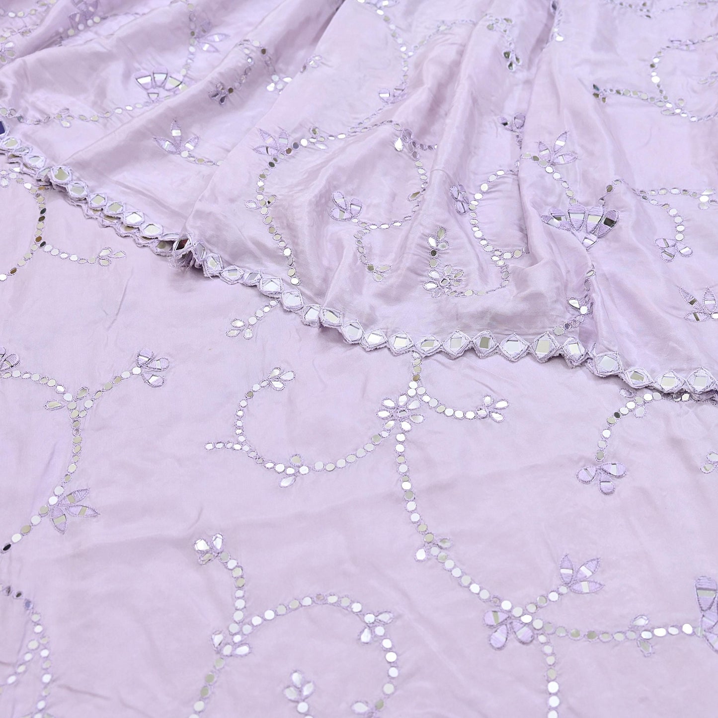 Rare Vintage Purple Pure Silk Saree Hand Beaded Abu Jani Designer Sari 5.5 Yards Bollywood Party Wear Ethnic