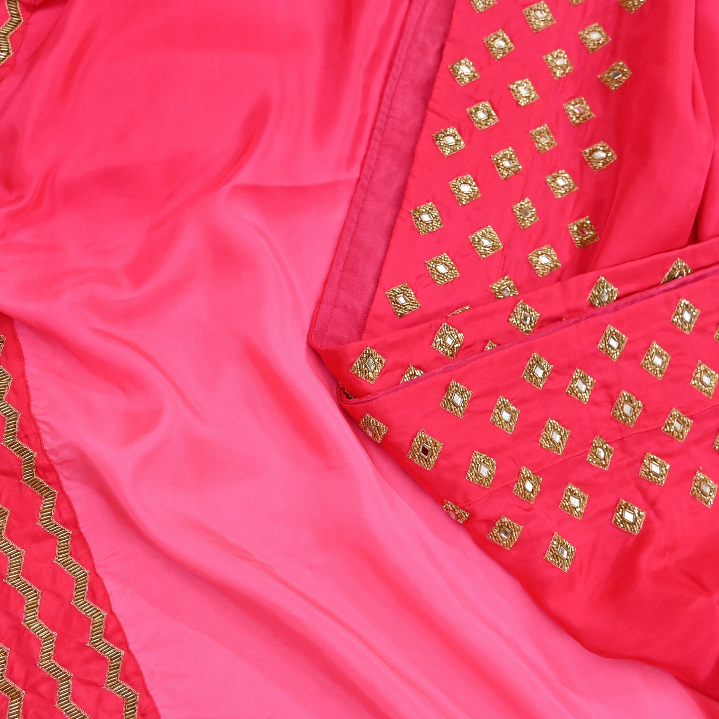 Rare Vintage Pink Pure Silk Saree Hand Embroidered Fabric 6 Yard Sari Bollywood Party Wear Ethnic Designer Saree