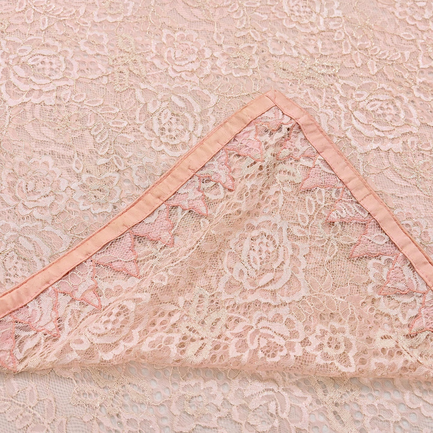 Vintage Peach Net Saree Heavy Hand Embroidery 6 Yards Soft Mesh Fabric Ideal for Crafting Wedding Wear Bollywood sarees