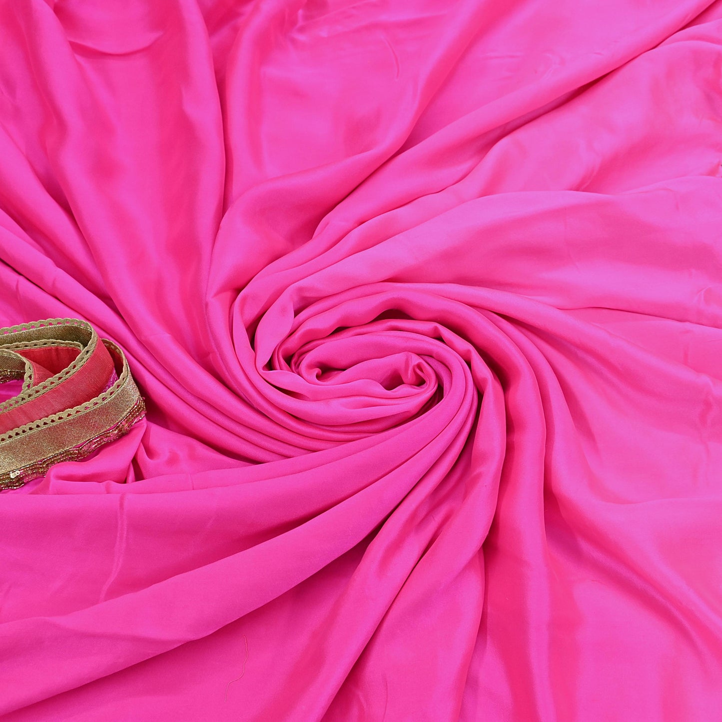 Rare Vintage Pink Pure Satin Silk Saree Hand Embroidered Designer Sabyasachi Sari 5.5 Yard Bollywood Party Wear with Blouse Fabric