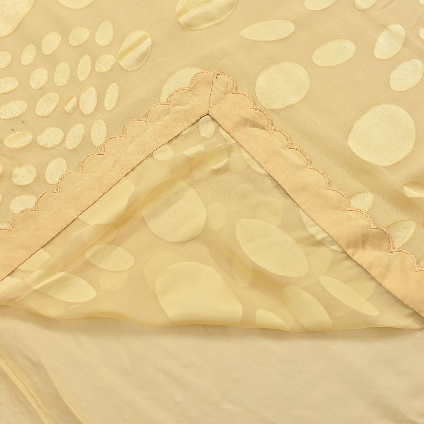 Rare Vintage Yellow Pure Chiffon Silk Saree Hand Embroidered Brasso Fabric 6 Yard Sari Bollywood Party Wear Ethnic Saree with Blouse Fabric